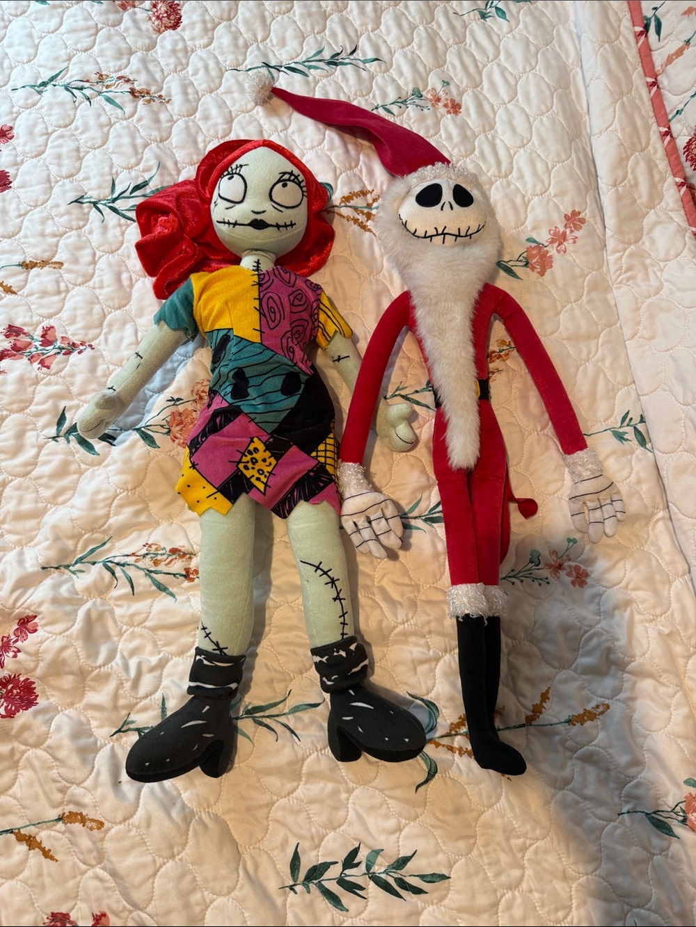 The Nightmare Before Christmas Sally & Jack Skellington Plush Duo